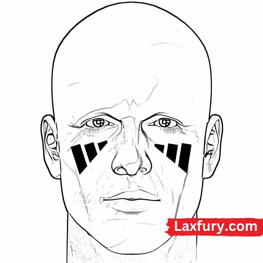 the adidas eye black design